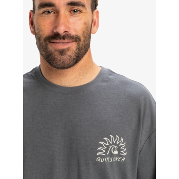 QUIKSILVER FREEDOM SWELL T-SHIRT IRON GATE