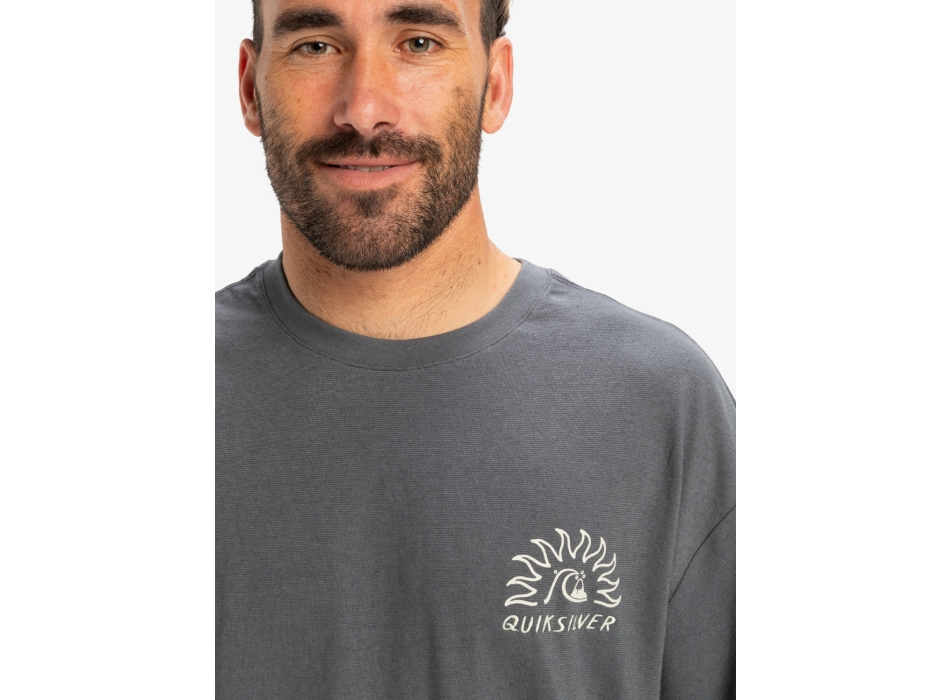 QUIKSILVER FREEDOM SWELL T-SHIRT IRON GATE