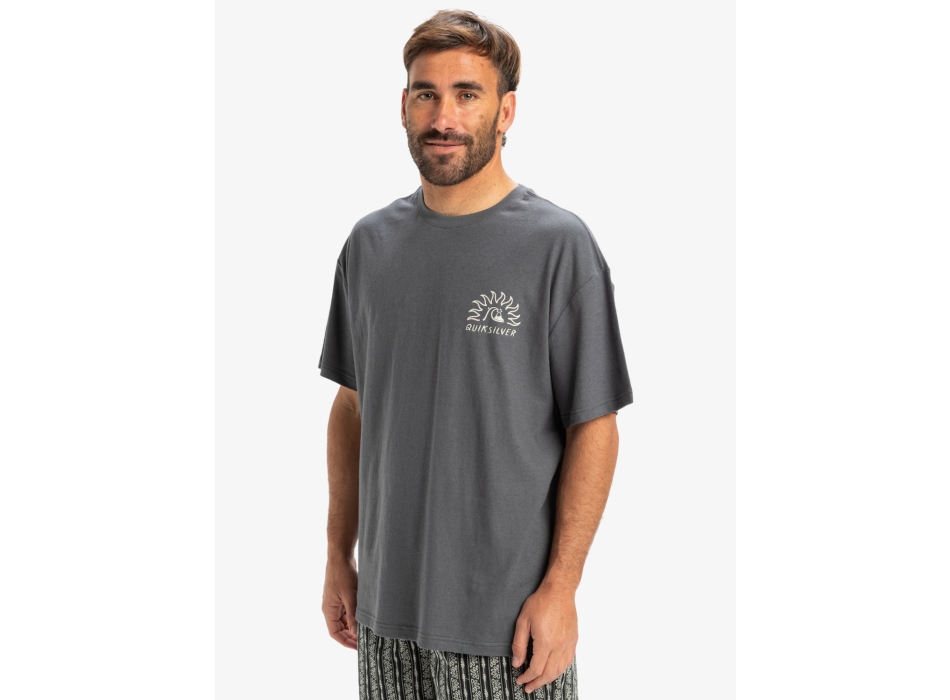 QUIKSILVER FREEDOM SWELL T-SHIRT IRON GATE