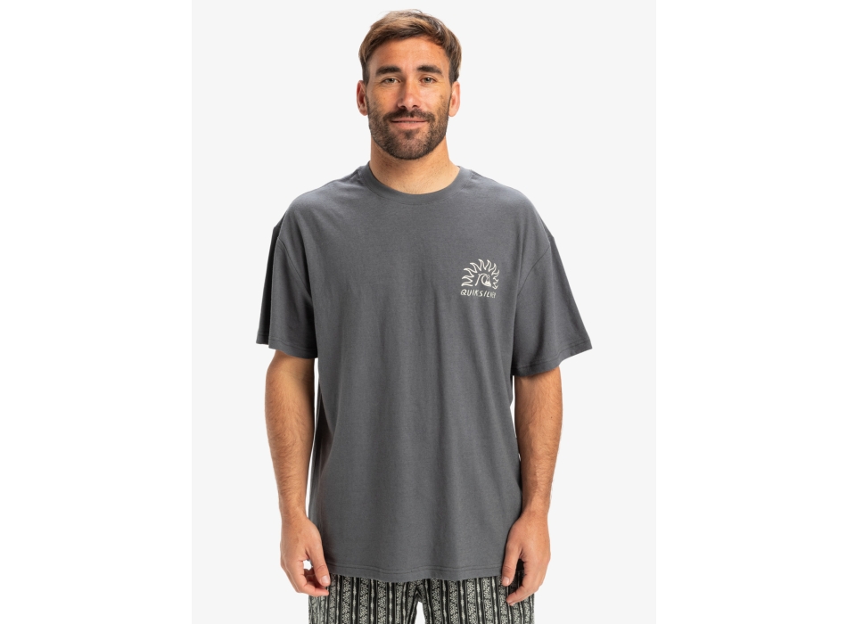 QUIKSILVER FREEDOM SWELL T-SHIRT IRON GATE