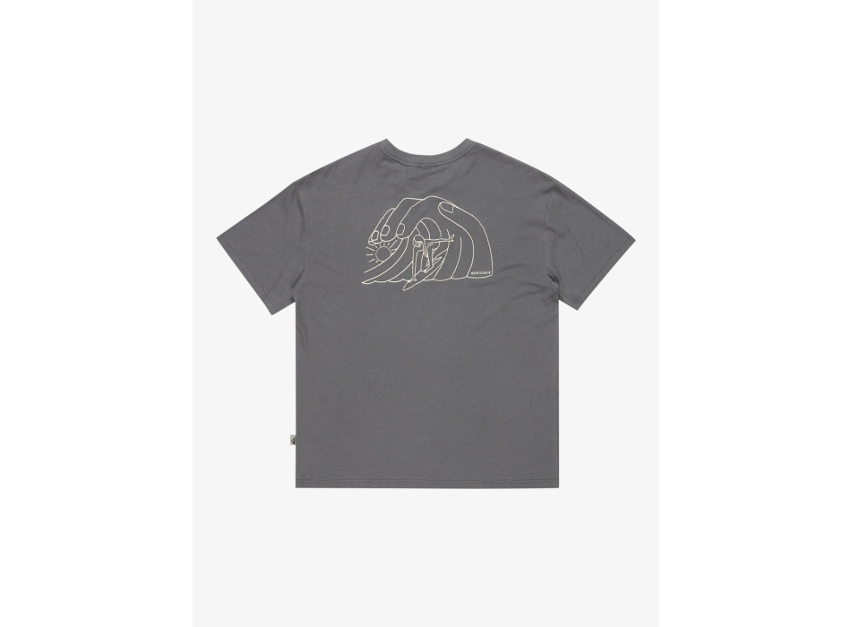 QUIKSILVER FREEDOM SWELL T-SHIRT IRON GATE