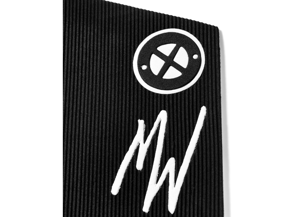 QUIKSILVER FRONT DREDED GRIP PAD MIKEY WRIGHT 4 PCS BLACK