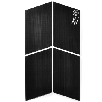QUIKSILVER FRONT DREDED GRIP PAD MIKEY WRIGHT 4 PCS BLACK