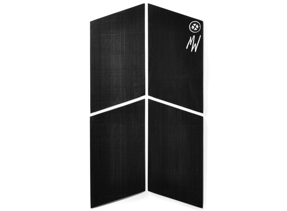 QUIKSILVER FRONT DREDED GRIP PAD MIKEY WRIGHT 4 PCS BLACK
