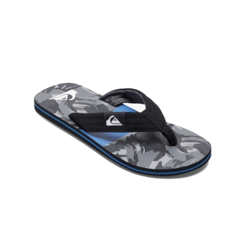 QUIKSILVER MOLOKAI LAYBACK SANDALS BLACK BLUE