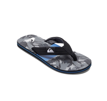 QUIKSILVER MOLOKAI LAYBACK SANDALS BLACK BLUE