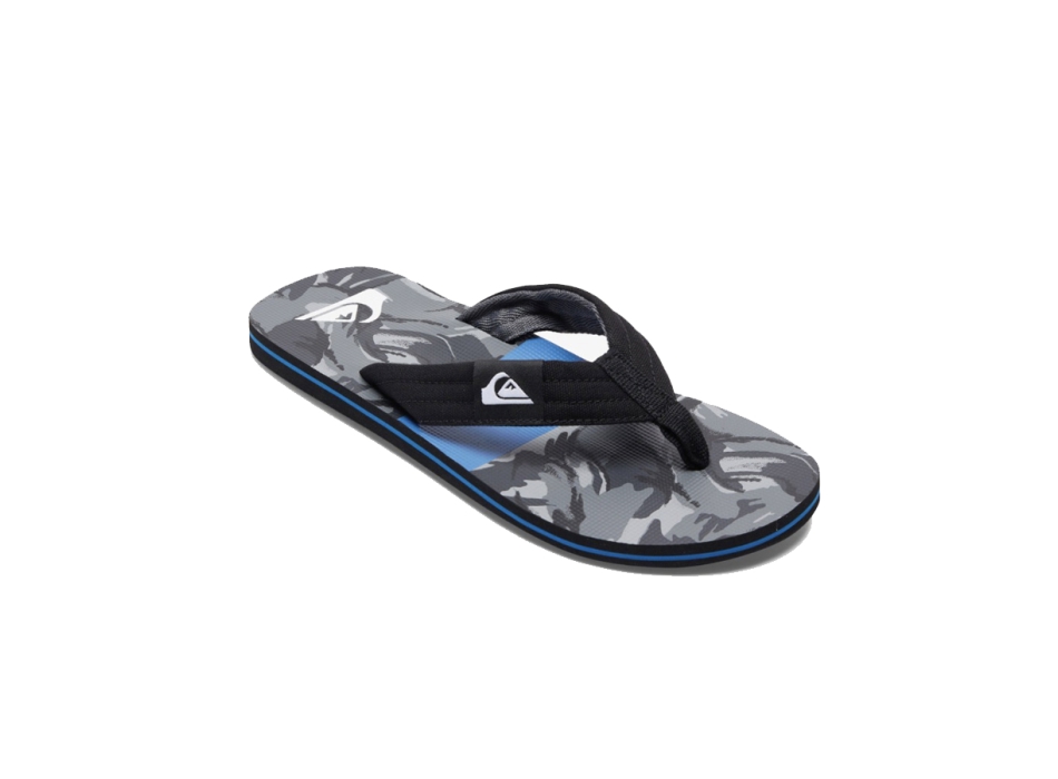 QUIKSILVER MOLOKAI LAYBACK SANDALS BLACK BLUE