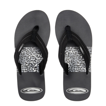 QUIKSILVER MOLOKAI LAYBACK SANDALS BLACK BLUE