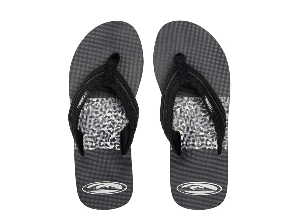 QUIKSILVER MOLOKAI LAYBACK SANDALS BLACK BLUE