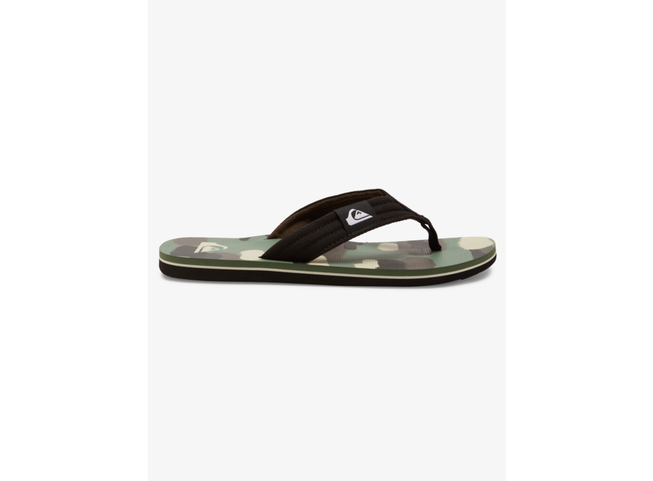QUIKSILVER MOLOKAI LAYBACK SANDALS BLACK BLUE
