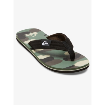 QUIKSILVER MOLOKAI LAYBACK SANDALS BLACK BLUE
