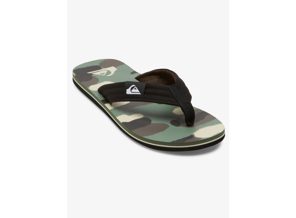 QUIKSILVER MOLOKAI LAYBACK SANDALS BLACK BLUE