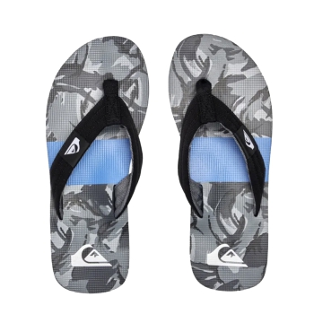 QUIKSILVER MOLOKAI LAYBACK SANDALS BLACK BLUE