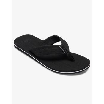 QUIKSILVER MOLOKAI LAYBACK SANDALS BLACK WHITE BLACK