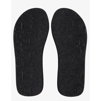 QUIKSILVER MOLOKAI LAYBACK SANDALS BLACK WHITE BLACK