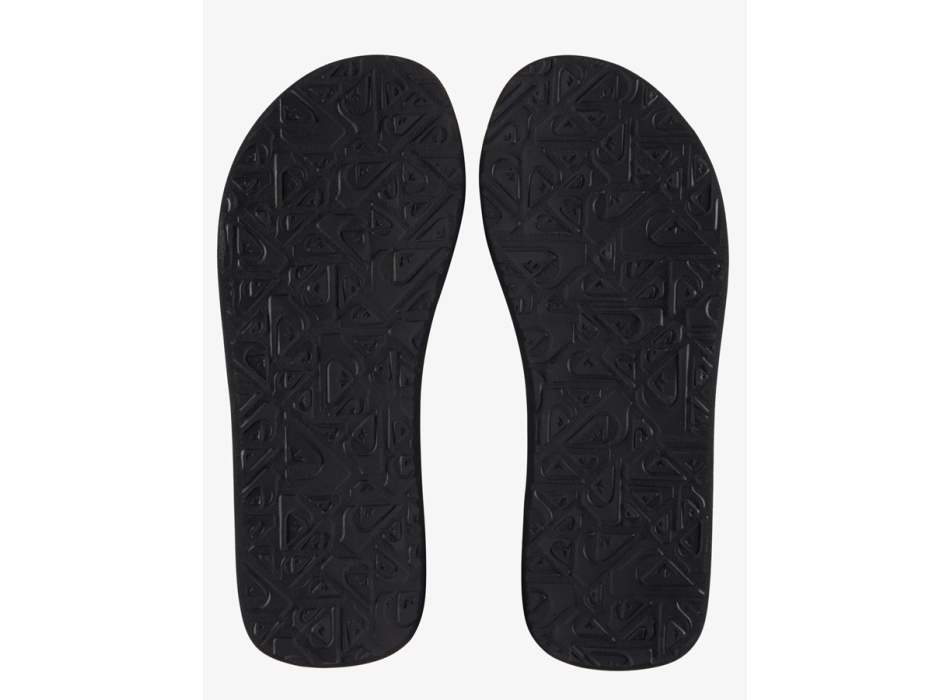 QUIKSILVER MOLOKAI LAYBACK SANDALS BLACK WHITE BLACK