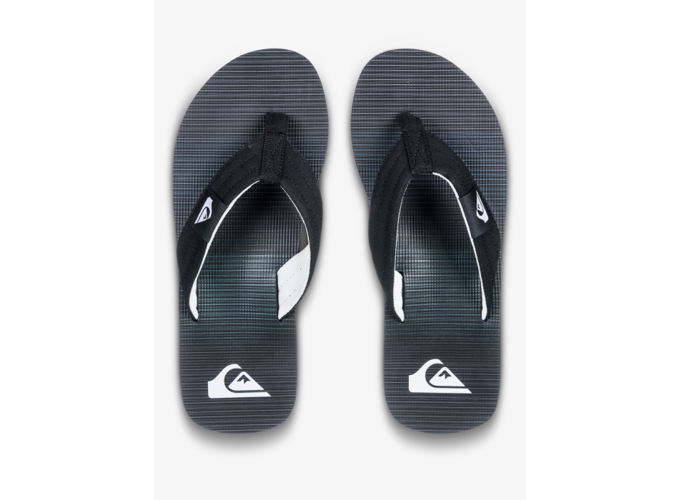 QUIKSILVER MOLOKAI LAYBACK II SANDALS BLACK CONNECT