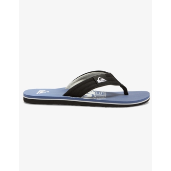 QUIKSILVER MOLOKAI LAYBACK II SANDALS BLUE WHITE BLUE