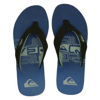 QUIKSILVER MOLOKAI LAYBACK II SANDALS BLUE WHITE BLUE