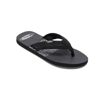 QUIKSILVER MOLOKAI SATURN LAYBACK SANDALS BLACK