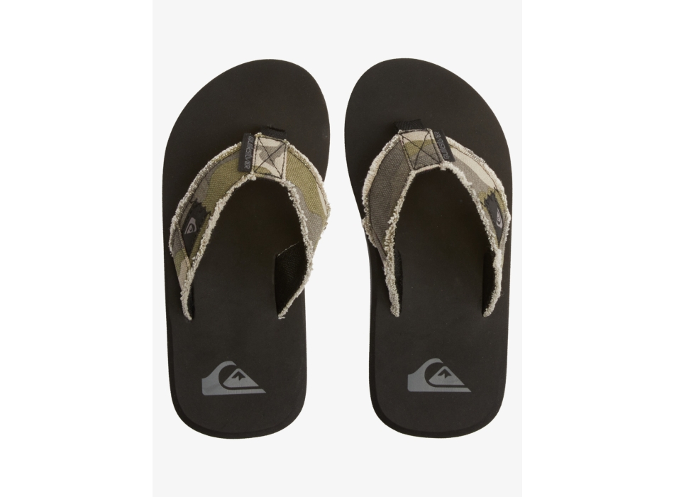 QUIKSILVER MONKEY ABYSS SANDALS GREEN BROWN BLACK