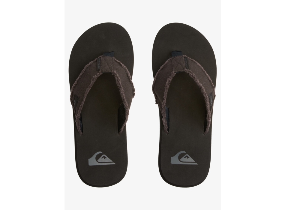 QUIKSILVER MONKEY ABYSS SANDALS BLACK BLACK BROWN