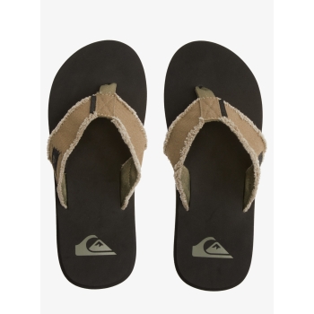 QUIKSILVER MONKEY ABYSS SANDALS GREEN BLACK BROWN