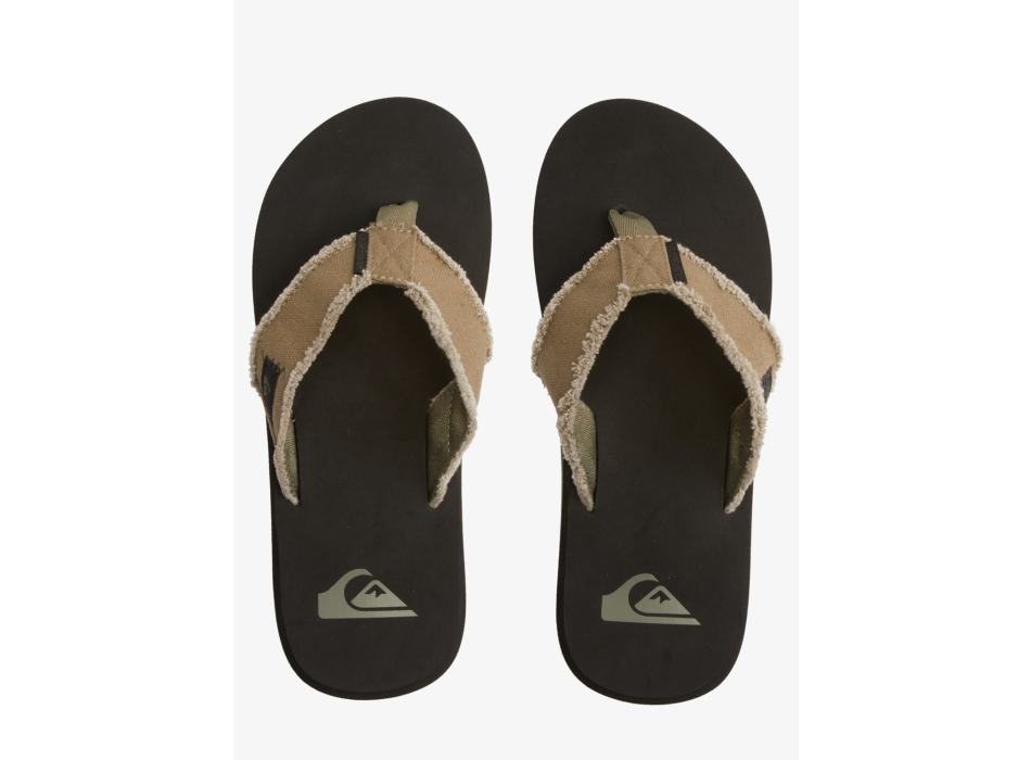 QUIKSILVER MONKEY ABYSS SANDALS GREEN BLACK BROWN