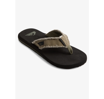 QUIKSILVER MONKEY ABYSS SANDALS GREEN BLACK BROWN