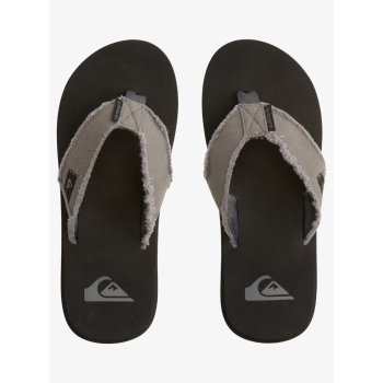 QUIKSILVER MONKEY ABYSS SANDALS GREY BLACK BROWN