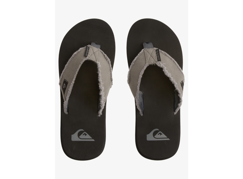 QUIKSILVER MONKEY ABYSS SANDALS GREY BLACK BROWN
