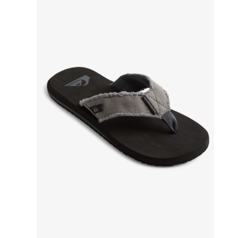QUIKSILVER MONKEY ABYSS SANDALS GREY BLACK BROWN