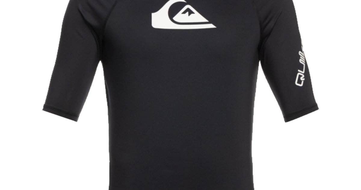 Quiksilver All Time Short Sleeve 50 Rash Vest for 8-16 - Surf Shop online