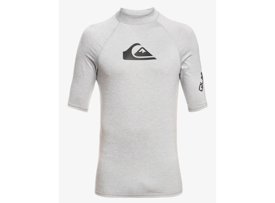 QUIKSILVER LYCRA SURF ALL TIME MANICA CORTA UPF50 SLEET HEATHER