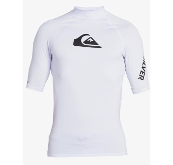 QUIKSILVER LYCRA SURF ALL TIME MANICA CORTA UPF50 2020 WHITE