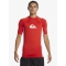 QUIKSILVER SURF SHORT SLEEVE TEE EVERYDAY COMP UPF50 RED