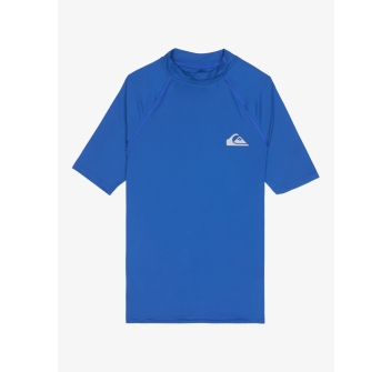 QUIKSILVER SURF SHORT SLEEVE TEE EVERYDAY UPF50 WHITE