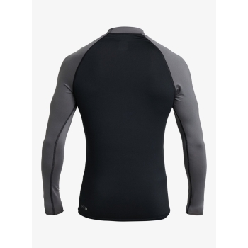 QUIKSILVER LYCRA MEN LONG SLEEVE EVERYDAY UPF50 BLACK IRON GATE