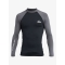 QUIKSILVER LYCRA MEN LONG SLEEVE EVERYDAY UPF50 BLACK IRON GATE
