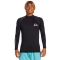 QUIKSILVER SURF LONG SLEEVE TEE EVERYDAY UPF50 BLACK