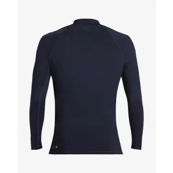 QUIKSILVER SURF LONG SLEEVE TEE EVERYDAY UPF50 BLUE