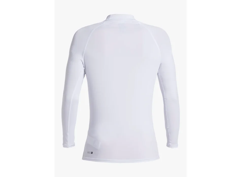 QUIKSILVER SURF LONG SLEEVE TEE EVERYDAY UPF50 WHITE