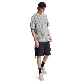 QUIKSILVER OKANO JACQUARD T-SHIRT BONE WHITE HORIZONS