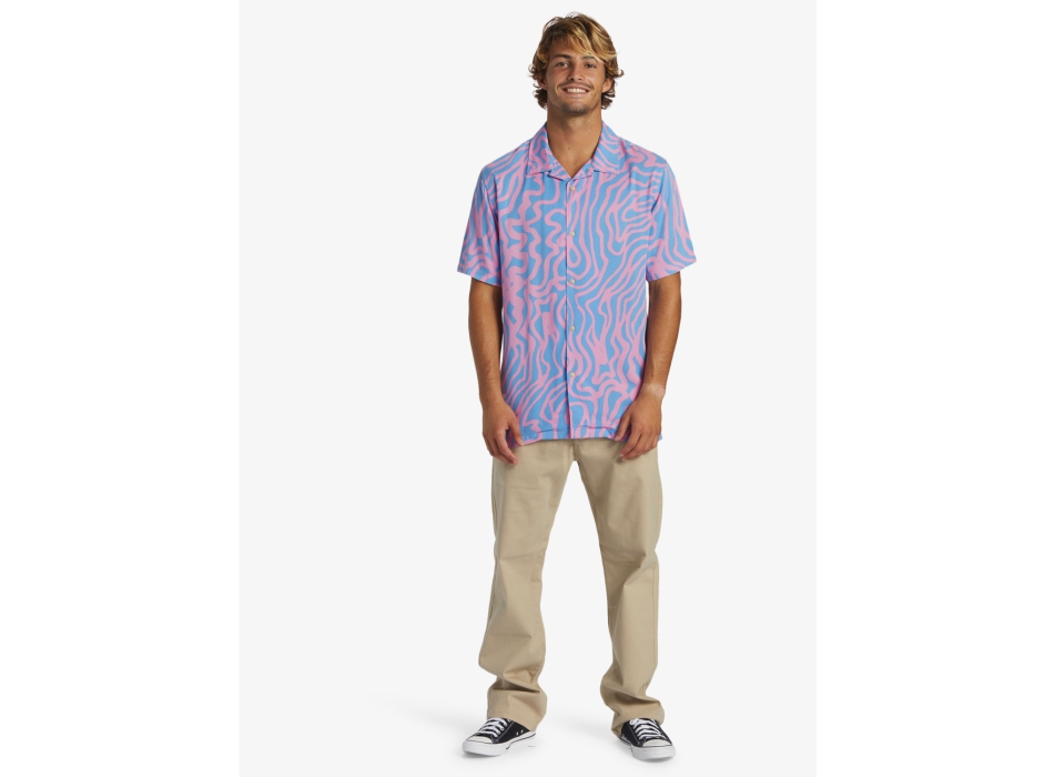 QUIKSILVER POOL PARTY CASUAL SHORT SLEEVE SHIRT