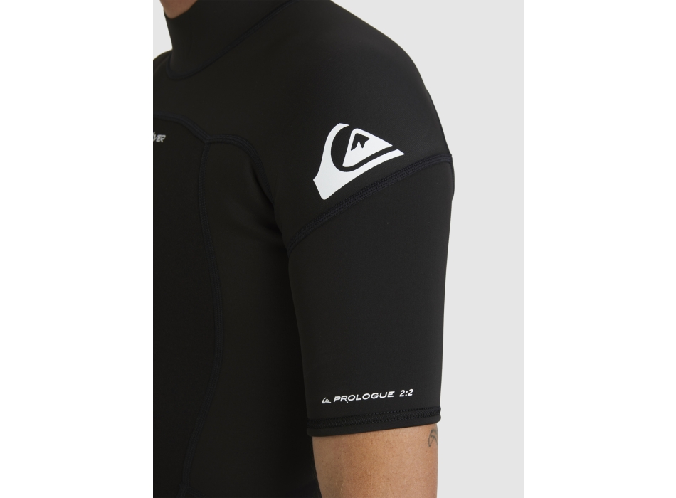 QUIKSILVER 2/2 PROLOGUE BACK ZIP WETSUIT BLACK