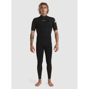 QUIKSILVER 2/2 PROLOGUE BACK ZIP WETSUIT BLACK