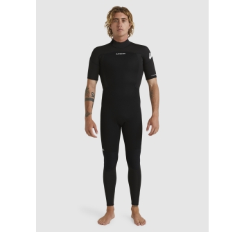 QUIKSILVER 2/2 PROLOGUE BACK ZIP WETSUIT BLACK