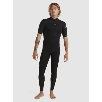 QUIKSILVER 2/2 PROLOGUE BACK ZIP WETSUIT BLACK