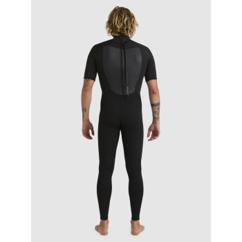 QUIKSILVER 2/2 PROLOGUE BACK ZIP WETSUIT BLACK