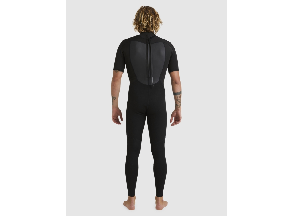 QUIKSILVER 2/2 PROLOGUE BACK ZIP WETSUIT BLACK